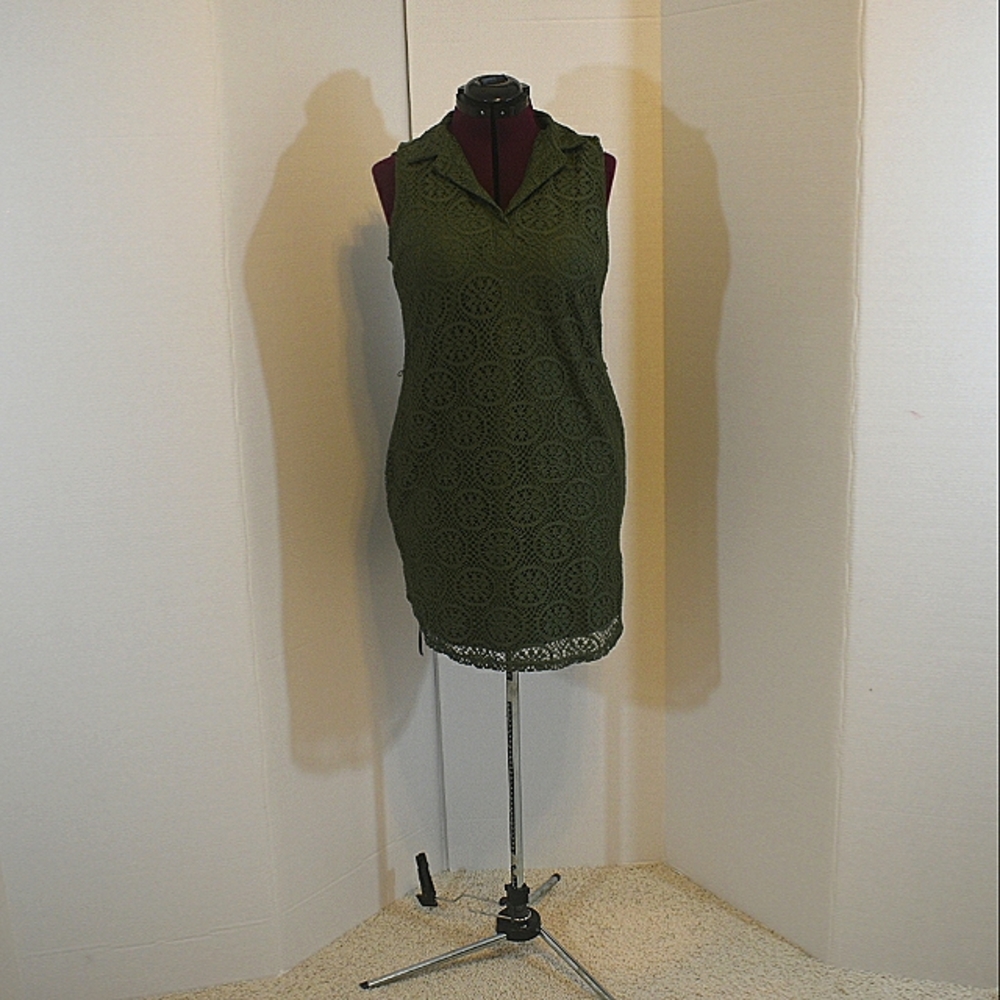 Faded glory Army Green mini-dress. Size L